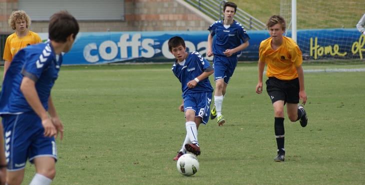 Australia Sydney Boys Soccer Match