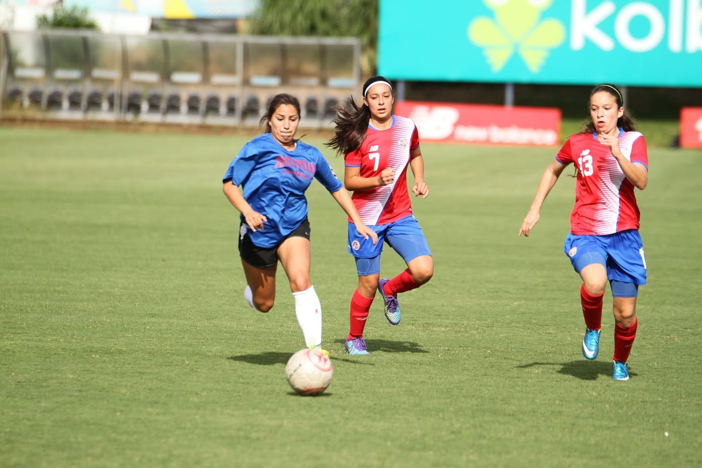 Playing at Costa Rica Stadium